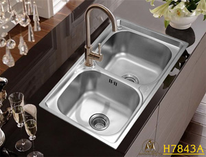 Chậu rửa chén Việt Mỹ inox H.7843A