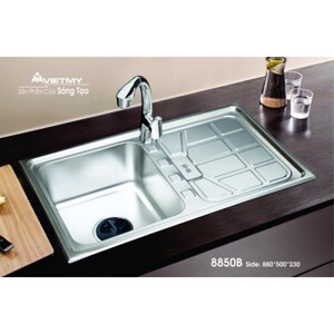Chậu rửa chén Việt Mỹ inox H.8850B