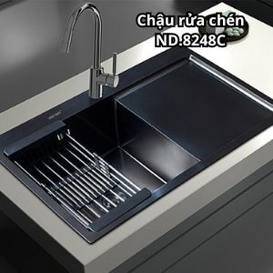 Chậu rửa chén Việt Mỹ inox phủ Nano ND.8248C