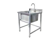 Chậu rửa công nghiệp 1 hố, Bồn rửa công nghiệp 1 Ngăn Inox SUS 304 GIÁ SỈ RẺ Thanh Lý TPHCM