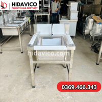 Chậu rửa công nghiệp đơn – Bồn rửa inox 1 ngăn bằng inox