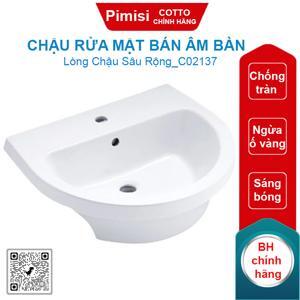 Chậu rửa bán âm bàn Cotto C02137