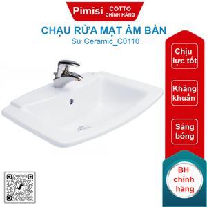 Chậu rửa âm bàn Cotto C0110