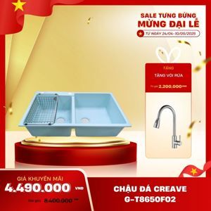 Chậu rửa đá Creave T8650F