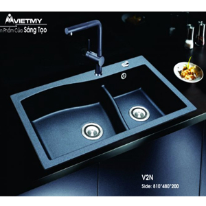 Chậu rửa đá nhân tạo Việt Mỹ V2N