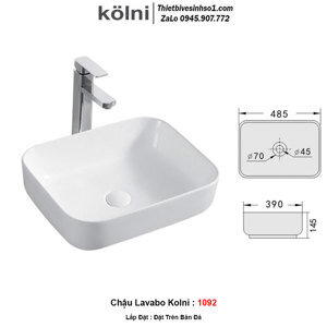 Chậu rửa đặt bàn Kolni 1092