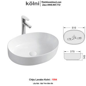 Chậu rửa đặt bàn Kolni 1094
