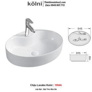 Chậu rửa đặt bàn Kolni 1094A