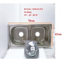 Chậu Rửa Đôi Inox 304 Full Phụ Kiện