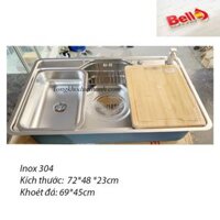 Chậu rửa đơn Bello BL-C400 ( 720*480MM)