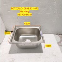 CHẬU RỬA ĐƠN D42*R37*C18 CM