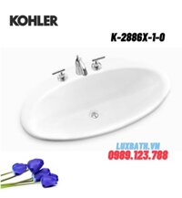 Chậu rửa dương vành 3 lỗ Kohler Ellipse K-2886X-1-0