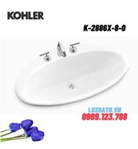 Chậu rửa dương vành 3 lỗ Kohler Ellipse K-2886X-8-0