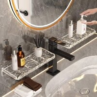 Chậu Rửa Giá Để Đồ Acrylic Nước Sóng Treo Tường Giá Để Đồ Giặt Giá Để Đồ