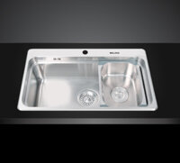 Chậu rửa inox 1 ngăn Malloca MS1022D