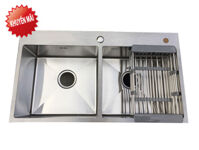 Chậu rửa inox 7843 SUS304 nguyên khối