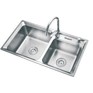 Chậu rửa Inox cao cấp đôi Kangaroo KG8345