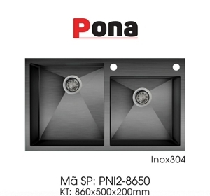 Chậu rửa inox Pona PNI2-8650