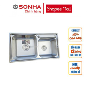Chậu rửa Inox Sơn Hà S80