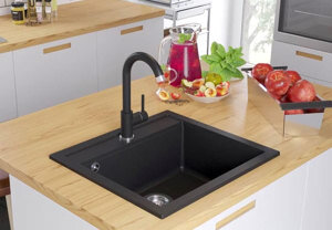 Chậu rửa Kaff Granite KF-MONDY-715-D