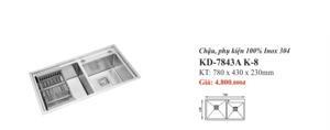 Chậu rửa Kassani KD-7843A K-8