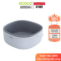 Chậu Rửa Kèm Rổ ECOCO Có Quai Xách, Bộ Chậu Rổ Rửa Rau Củ Đa Năng, Chất Liệu Nhựa ABS Cao Cấp