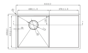 Chậu rửa Konox KN8145DDU