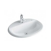 Chậu Rửa Lavabo Âm Bàn Inax L-2395VFC Dương Vành