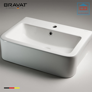 Chậu rửa lavabo Bravat C22149W-1-ENG