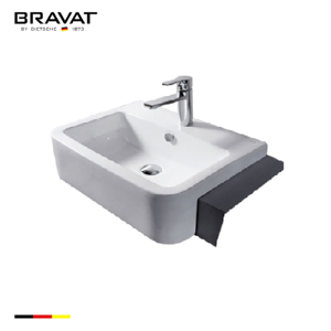 Chậu rửa lavabo Bravat C22149W-1-ENG