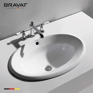 Chậu rửa lavabo Bravat C22218W-ENG