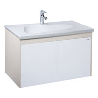 Chậu Rửa Lavabo Caesar LF5368+ Tủ Treo EH090V