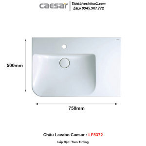 Chậu rửa lavabo Caesar LF5372