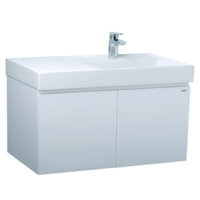 Chậu Rửa Lavabo Caesar LF5384+ Tủ Treo EH080V