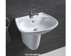 Chậu rửa lavabo chân lửng Keli KPL-179