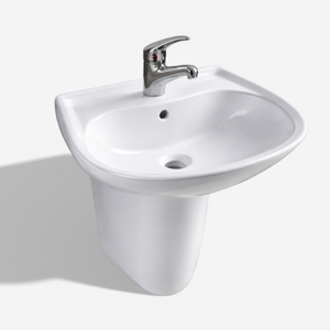 Chậu rửa lavabo chân lửng Keli KPL-179