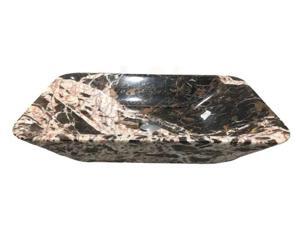 Chậu rửa lavabo chữ nhật màu nâu Eximstone BST56