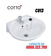 Chậu Rửa Lavabo COTTO C013 Treo Tường