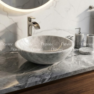 Chậu rửa lavabo đá tự nhiên BST37