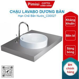 Chậu rửa lavabo đặt bàn Cotto C00027