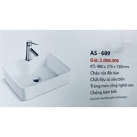 CHẬU RỬA LAVABO DƯƠNG BÀN ĐÁ - AS609