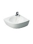 Chậu rửa Lavabo góc treo tường Caesar L2014 - MS3497