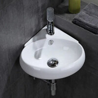 Chậu rửa lavabo góc treo tường Miken TITA MKC-203M