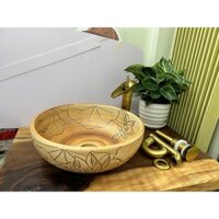Chậu rửa lavabo gốm sứ nghệ thuật , chậu nghệ thuật cho tiệm nails,spa.