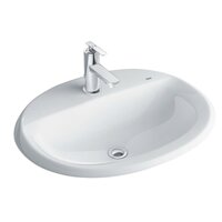 Chậu Rửa Lavabo Inax AL-2395V (AL2395V) Dương Vành Aqua Ceramic