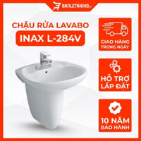 Chậu Rửa Lavabo INAX L-284V (L284V) Treo Tường 495x425mm