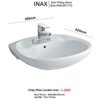 Chậu Rửa Lavabo inax L-284V
