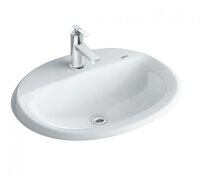 Chậu rửa Lavabo Inax L2395V âm bàn vành nổi