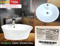 Chậu Rửa Lavabo Kangaroo KG6000