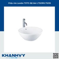 Chậu rửa Lavabo TOTO đặt bàn LT523R/LT523S